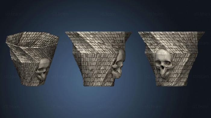 3D model Skull Vase (STL)